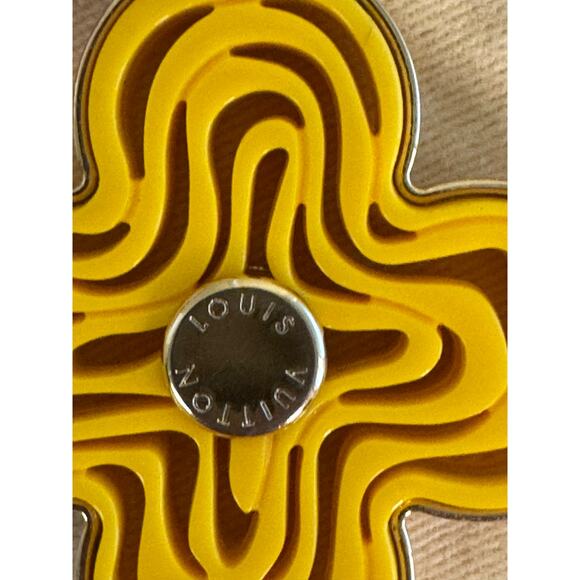 Louis Vuitton Resin Naïf Bag Charm in Jaune Passion w/Dustbag and COA - Picture 5 of 11